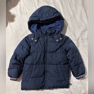 Gap puffer coat- Size 3T- colour Blue